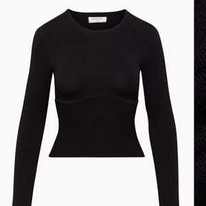 Babaton Sculpt Knit Empire Longsleeve